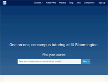 Tablet Screenshot of bloomingtontutors.com